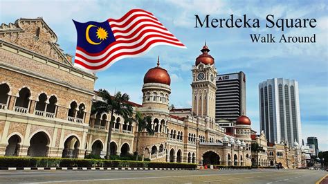 Walk Around Merdeka Square Dataran Merdeka During August 2020 Kuala