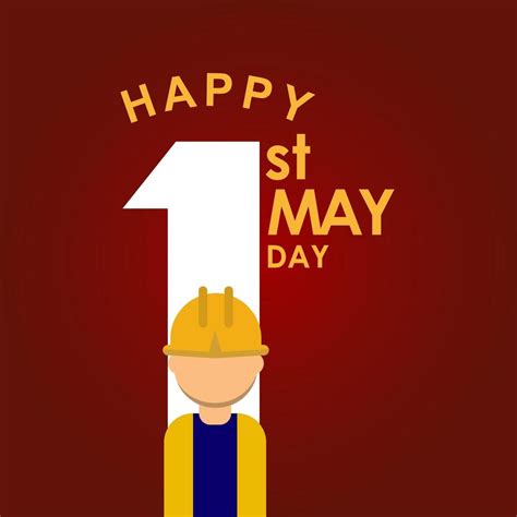 Happy May Day Logo Vector Template Design Illustration 2107074 Vector