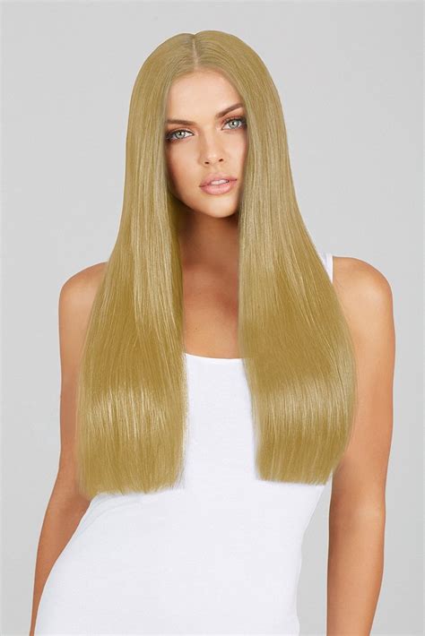 6 different methods to add length or thickness to your hair. Sandy Blonde 20 Inch Clip In Hair Extensions | Leyla ...
