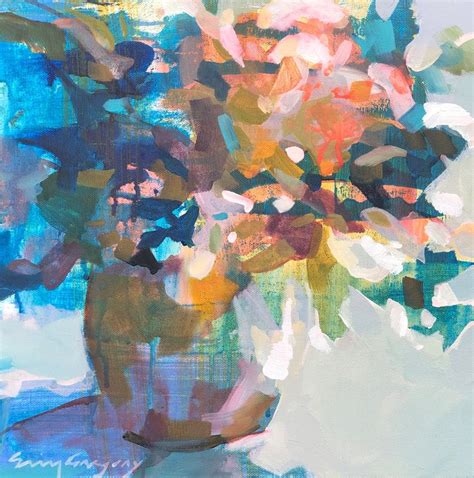 Originals Erin Gregory Abstract Floral Paintings Art Erin Gregory Art