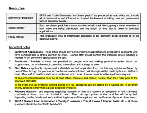 Free 7 Sample Policy Manual Templates In Pdf Ms Word