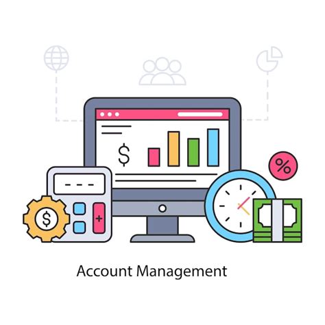 Premium Vector Account Management Illustration In Trendy Design