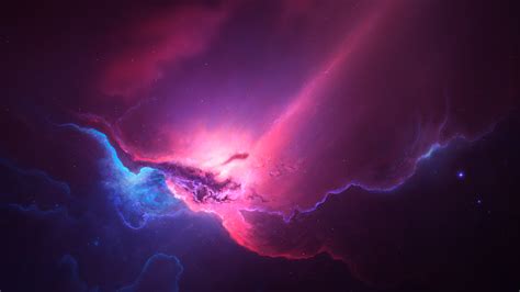 Download 2560x1440 Colorful Nebula Galaxy Artwork