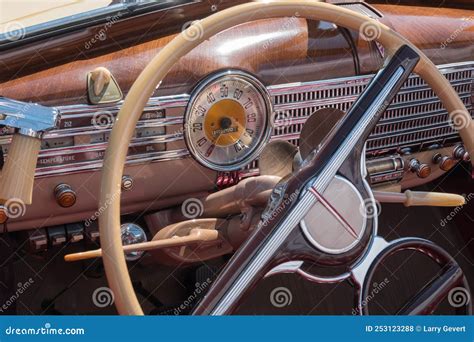 Classic Car Interior And Dash Stock Photo Image Of Automatic