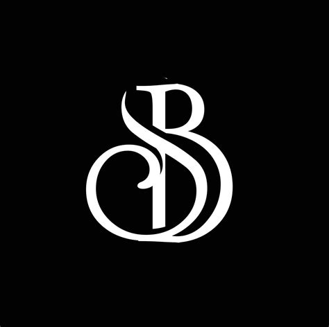 Modern Letter Sb Alphabet Logo Vector Illustration Vector Logo