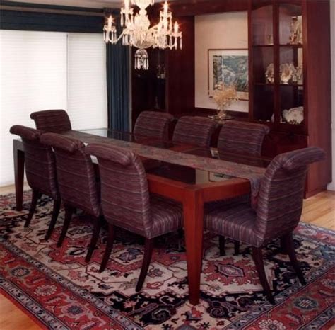 Custom Made Mahogany Dining Room By Piper Woodworking Inc