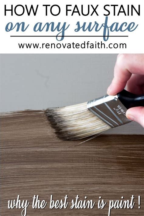 Apply Paint That Looks Like Stain The Easily This Simple Barn Wood