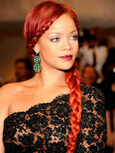 Rihanna Braid Hairstyles Hairstyles And Haircuts