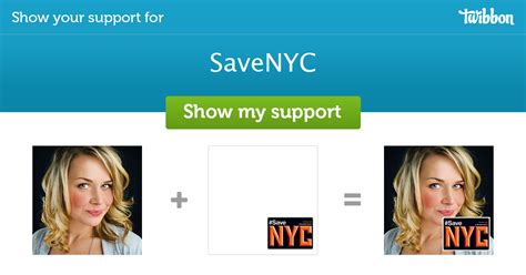 Savenyc Support Campaign Twibbon