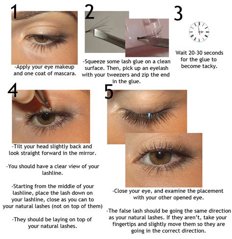 step by step how to apply individual flare lashes give yourself time until you get this