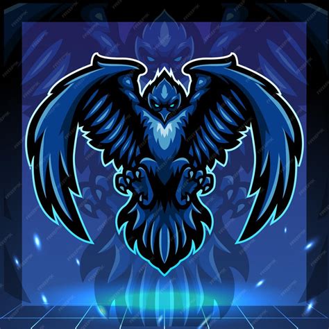 Premium Vector Raven Mascot Esport Logo Design