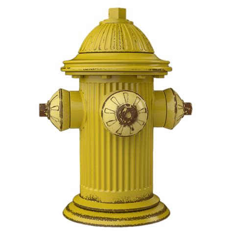 Yellow Fire Hydrant Transparent Png Stickpng