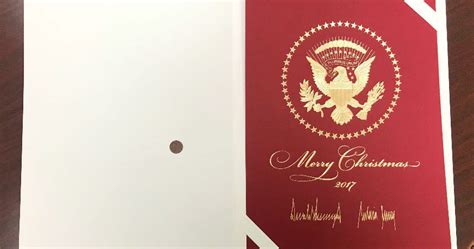 The spirit of america is shining in the @whitehouse! Donald Trump Sent Congress an Enormous Christmas Card