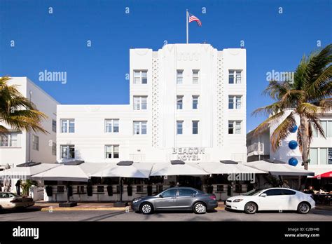 Beacon Hotel South Beach Miami Stock Photo Alamy