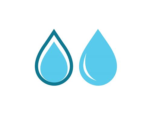 Water Drop Logo Template Vector 596383 Vector Art At Vecteezy