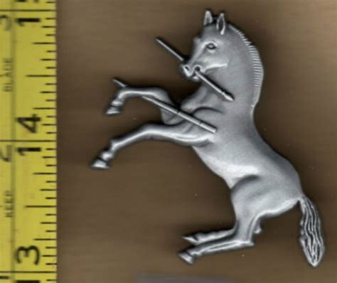 One Rampant Colt Firearms 2 Medallion Pins Pewter Finish New