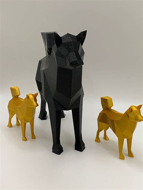 Shiba Inu Low Poly Doge 3d Print Any Color Etsy