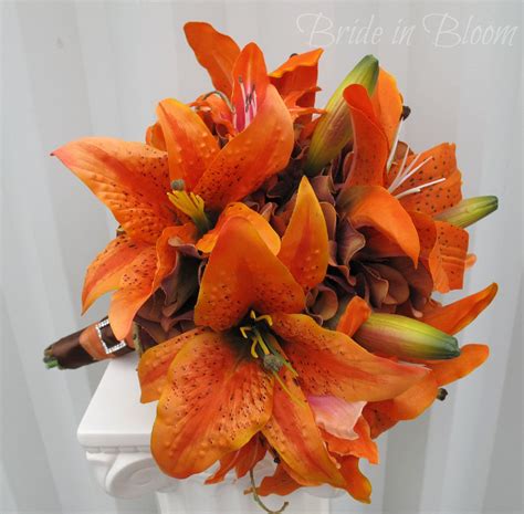 To download this blue and orange tiger lily bouquet in high resolution, right click on the image and choose you can see another items of this gallery of wonderful blue and orange bouquet ideas (25+ home wedding decor ideas wonderful blue and orange bouquet ideas (25+ best bouquet. Tiger lily Wedding Bouquet silk bridal bouquet orange ...