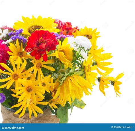 Bright Fall Bouquet Stock Photo Image Of Decoration 97869416