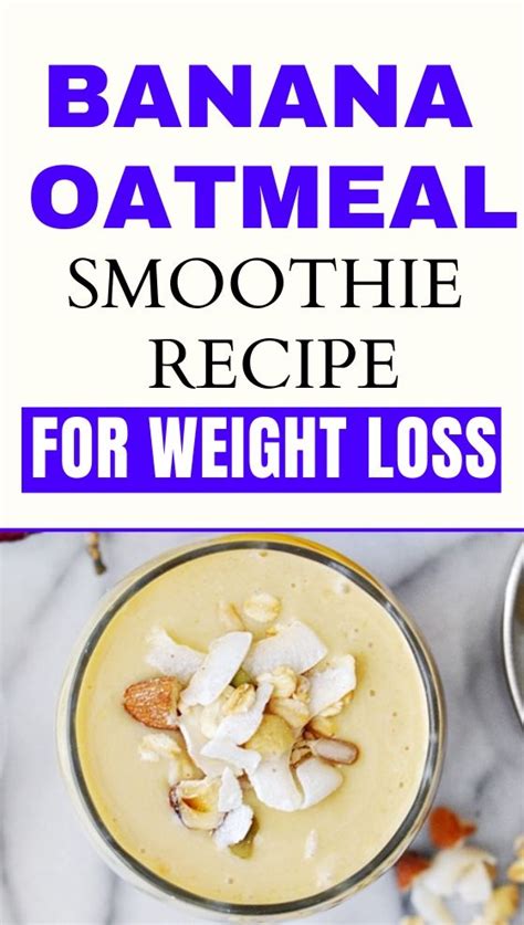 One medium banana (7 to 8 inches long) has about 105 calories, half a gram of fat oatmeal: Banana Oatmeal Smoothie Recipe For Weight Loss | Hello ...