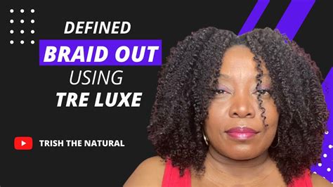 How To Get A Defined Braid Out Type 4 Natural Hair Tréluxe Youtube