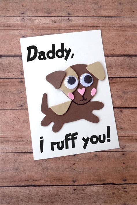 Basic stationery and crafting skills required, so it's great even for younger children. DIY Dog Themed Fathers Day Card For Dads · The Inspiration Edit
