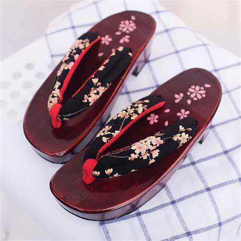 catching cosplay costumes 2017 summer women sandals japanese geta boat type candlenut clogs