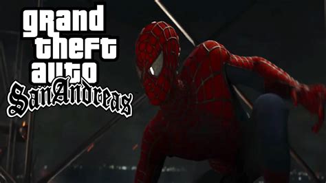 Gta San Andreas Spiderman Tobey Maguire Mod [4k] Youtube