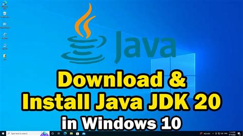 How To Download Install Java Jdk On Windows With Java Home Youtube