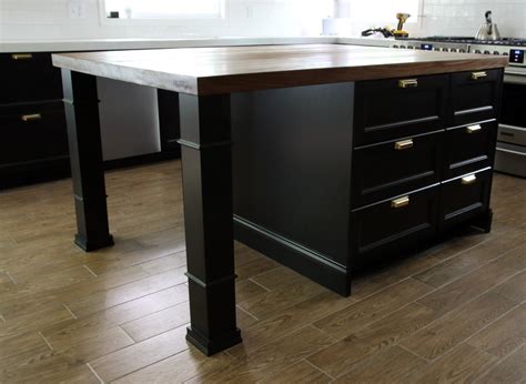 How To Make A Kitchen Island From Ikea Cabinets Design Talk