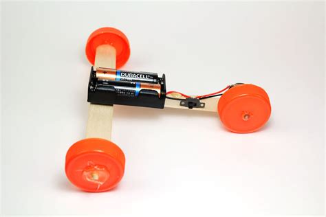 Super Simple Stem Battery Car Makerspace Project Tutorial