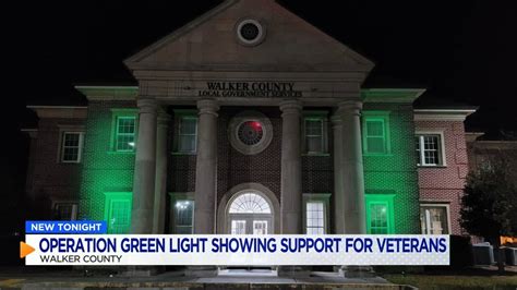 Operation Green Light Showing Support For Veterans Youtube
