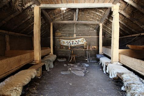 Viking Longhouse Viking House Vikings Interior