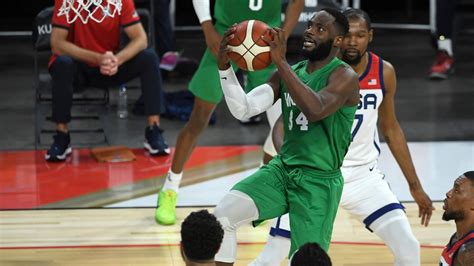 Olympics Nigeria Stun Team Usa With Shock Win In Games Exhibition Match In Las Vegas