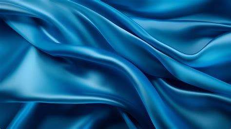 Beautiful Blue Silk Fabric Perfect For Backgrounds Or Textures Luxury