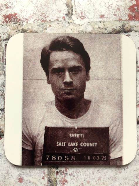 Ted Bundy Police Mugshot Serial Killer True Crime Gothic Etsy