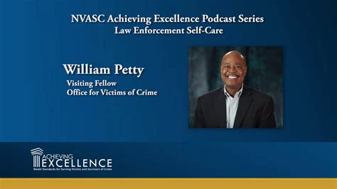 NVASC Achieving Excellence Podcast Series Law Enforcement Self Care