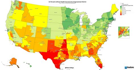 Most health insurance plans are considered comprehensive, and will cover a set of fixed health insurance gives you peace of mind that you are receiving the best medical coverage without. Map Monday: US Percent without Health Insurance by ...