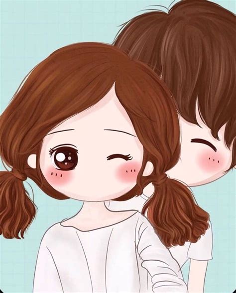 korean cartoon couple wallpaper | lairfan.org