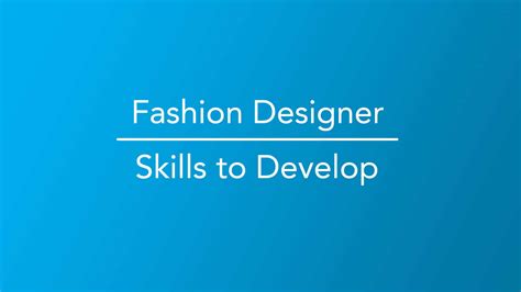 How To Become A Fashion Designer What You Need To Know