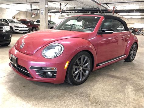 2017 Volkswagen Beetle Convertible Pink Edition Auto Outside Victoria
