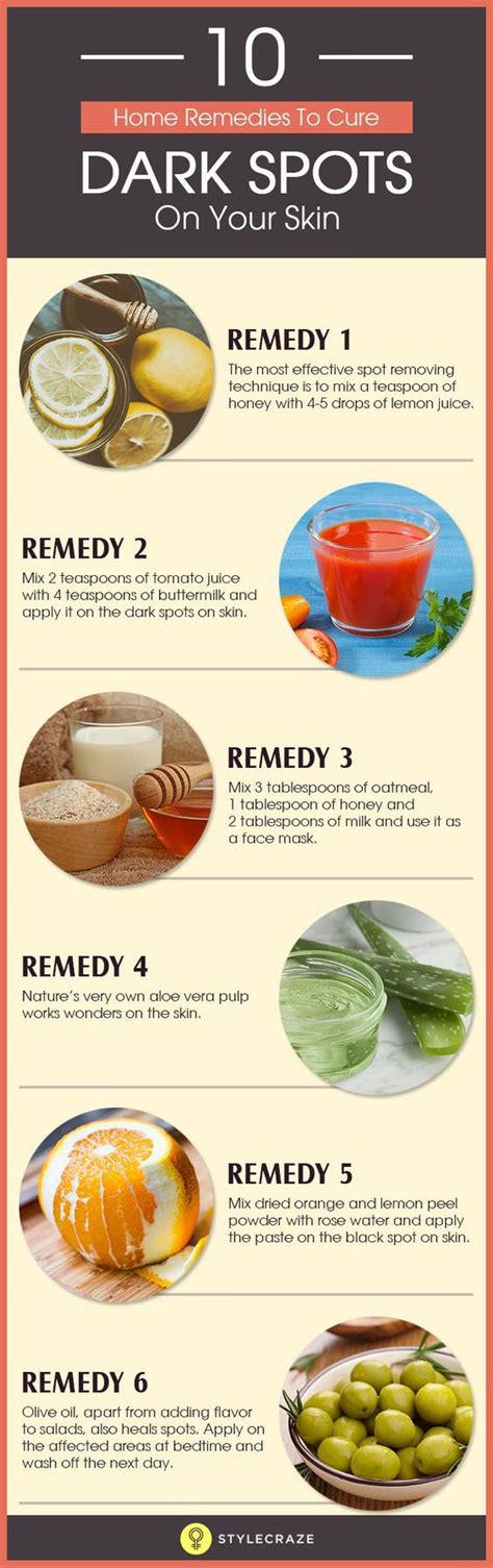 10 Home Remedies To Cure Dark Spots On Your Skin Fashion Daily