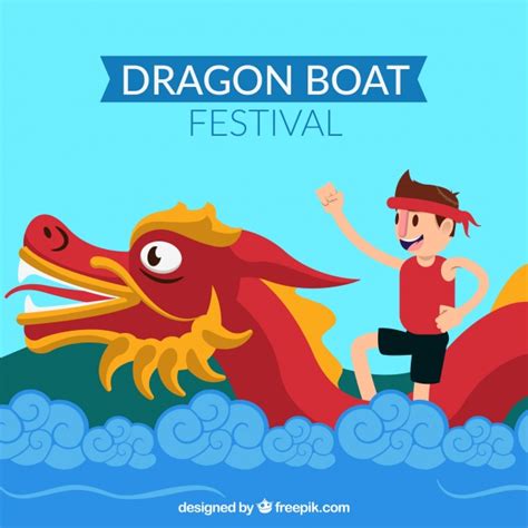 Last year, i presented two different sized 粽子 pictures and taught my son how to compare big and small. Free Vector | Dragon boat festival background
