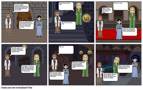 Macbeth Act Scene Storyboard By E B