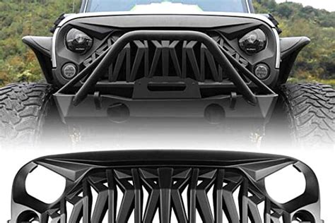 On Sale Jeep Wrangler Jk Abs Armor Style High Flow Front Grill Grille