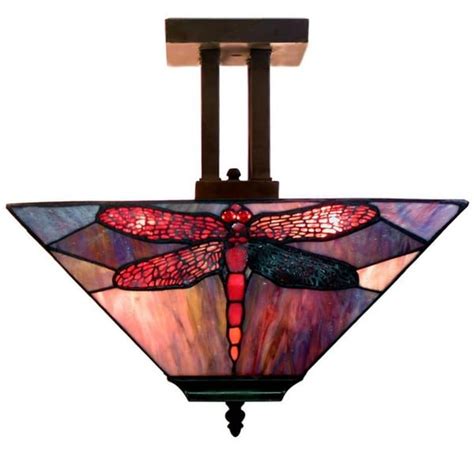 Our serena d'italia art glass lamps are all handmade using this very process to. Dragonfly Tiffany-style Pendant Light Fixture - Free Shipping Today - Overstock.com - 10334762