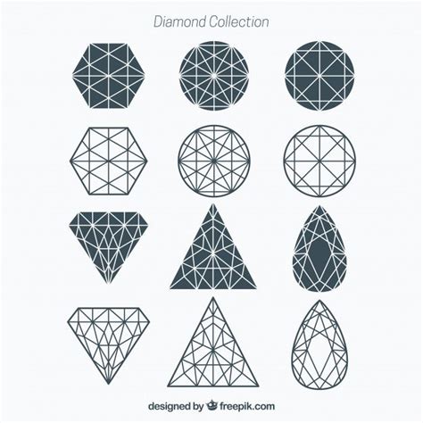 Download Geometric Diamond Collection For Free Geometric Shapes