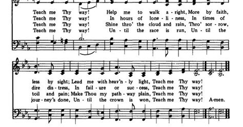 Teach Me Thy Way O Lord High Resolution 1742×2598 Gospel Music