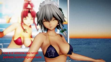 Mmd Shake It Off Touho Sakuya Izayoi X Hong Meiling Xxx Mobile