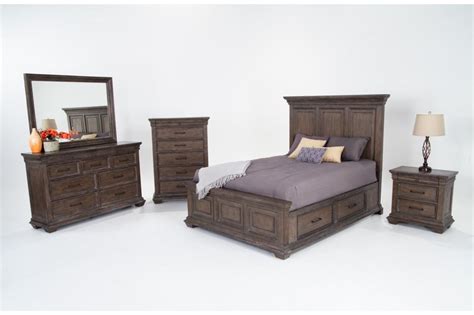 Tuscany 8 Piece Queen Storage Bedroom Set | Discount ...